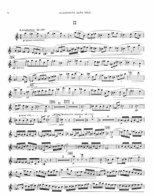 萨克斯谱【Concertino Da Camera】Jacques_第5张