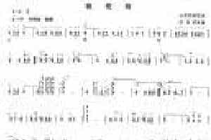 柳琴考级曲谱【柳琴考级曲目二级：橄榄树】