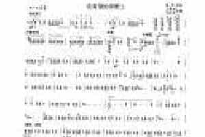 柳琴考级曲谱【柳琴考级曲目四级：在希望的田野上】