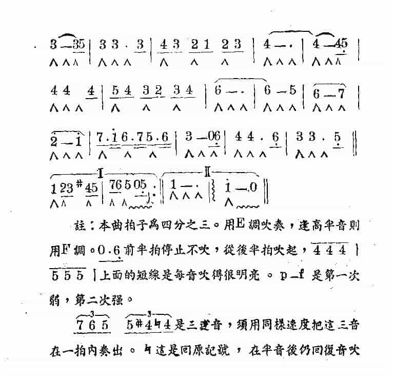 复音口琴简谱【雷梦娜 Ramona】复音口琴老乐曲 四十年代中期歌曲_第2张