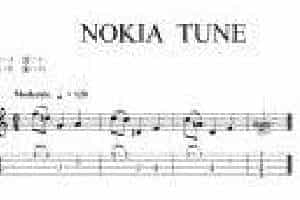 ukulele谱【诺基亚铃声】nokia tune