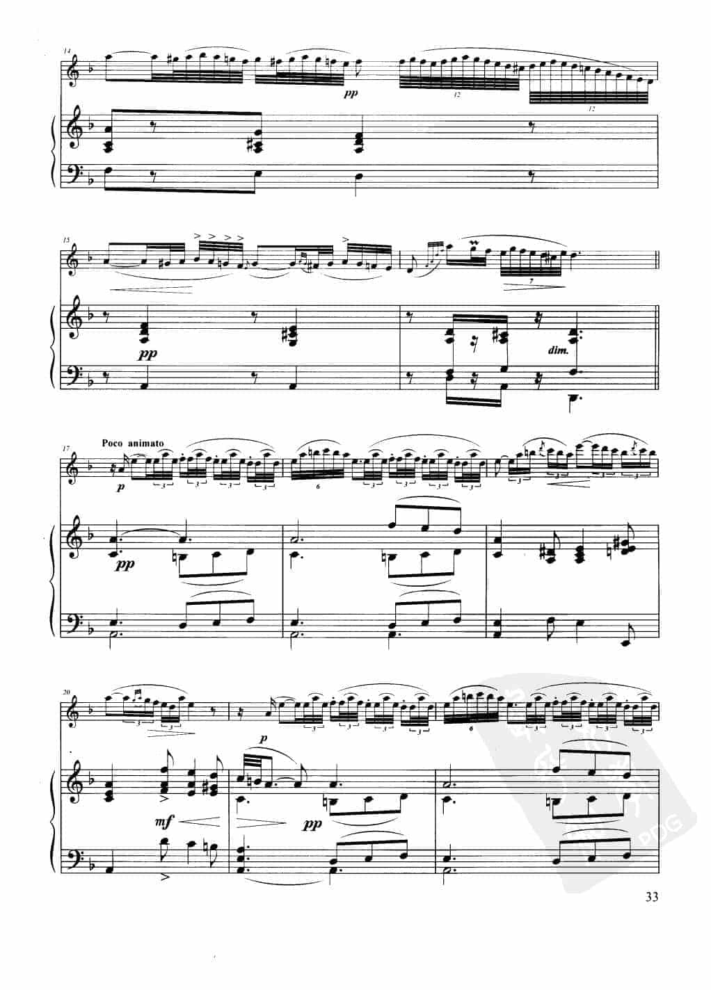 长笛经典【匈牙利田园幻想曲 / F·多普勒】钢琴伴奏曲谱_第2张
