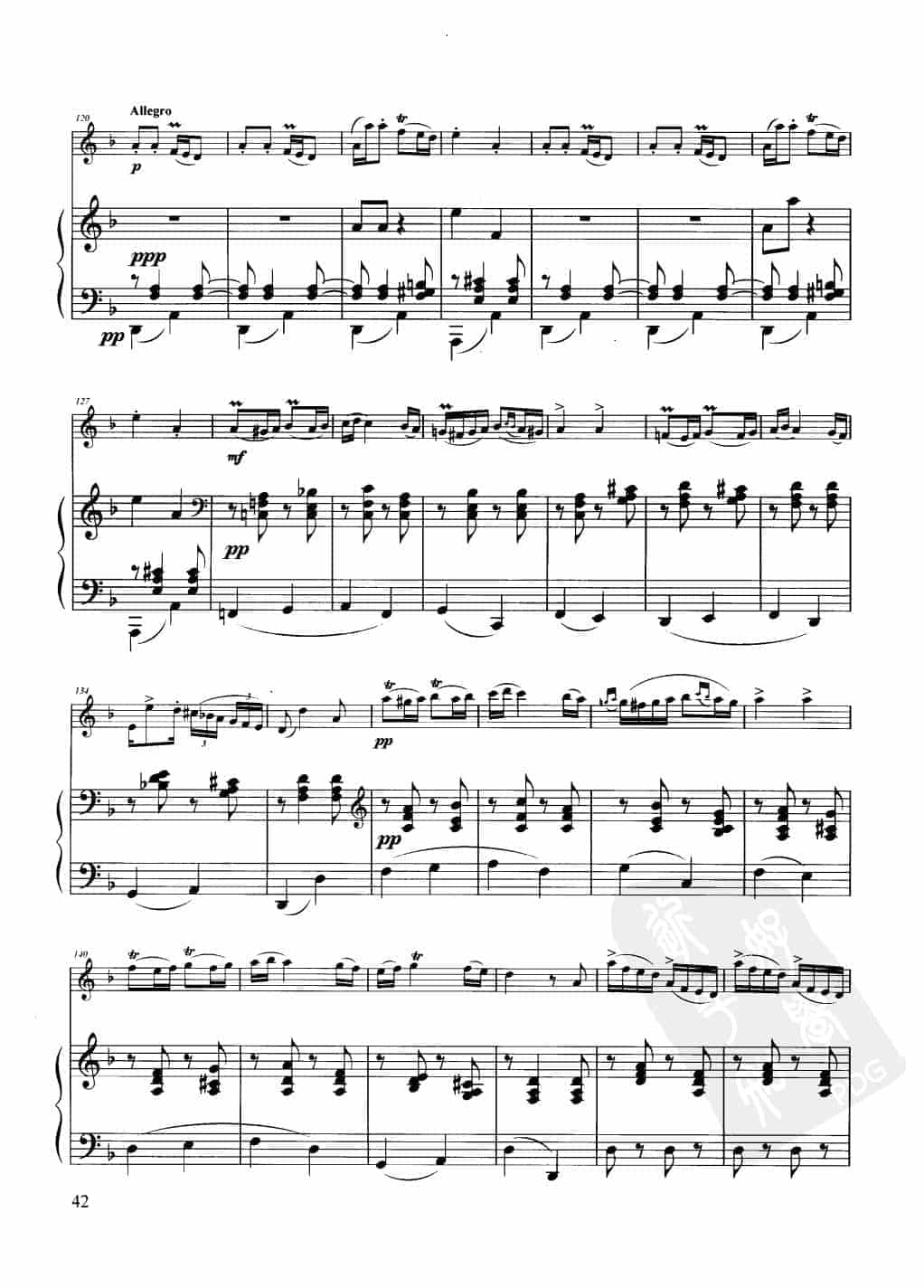长笛经典【匈牙利田园幻想曲 / F·多普勒】钢琴伴奏曲谱_第11张