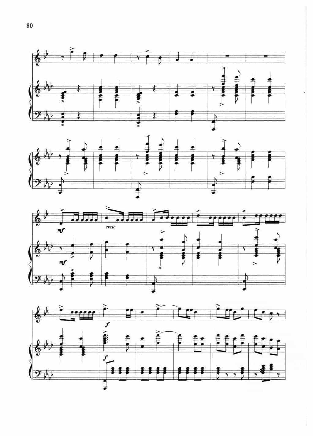 小号独奏曲选4【组曲 清水江畔】朱起东/编_第15张