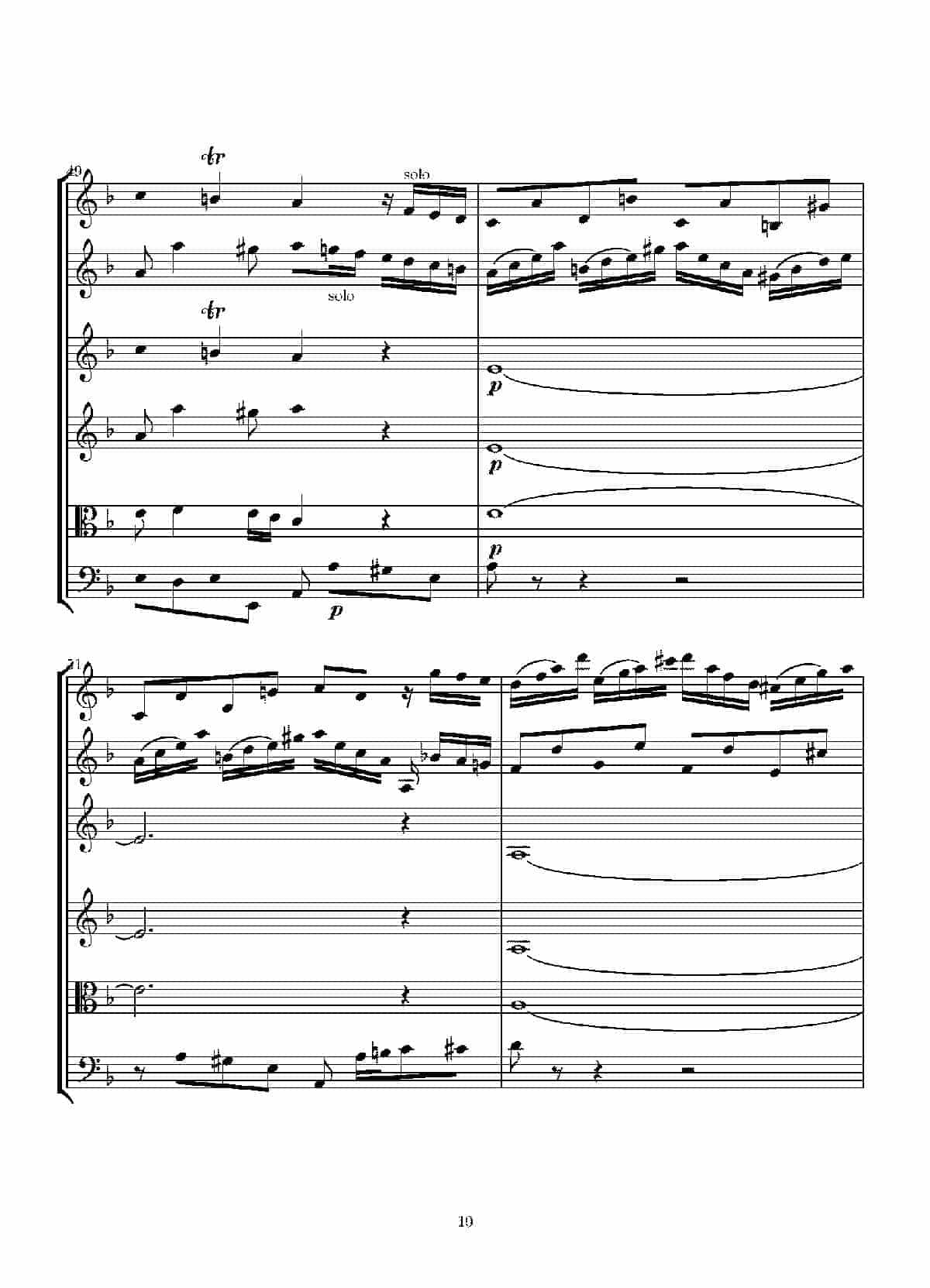 Concerto in D minor for two violins and string(Score)_第10张