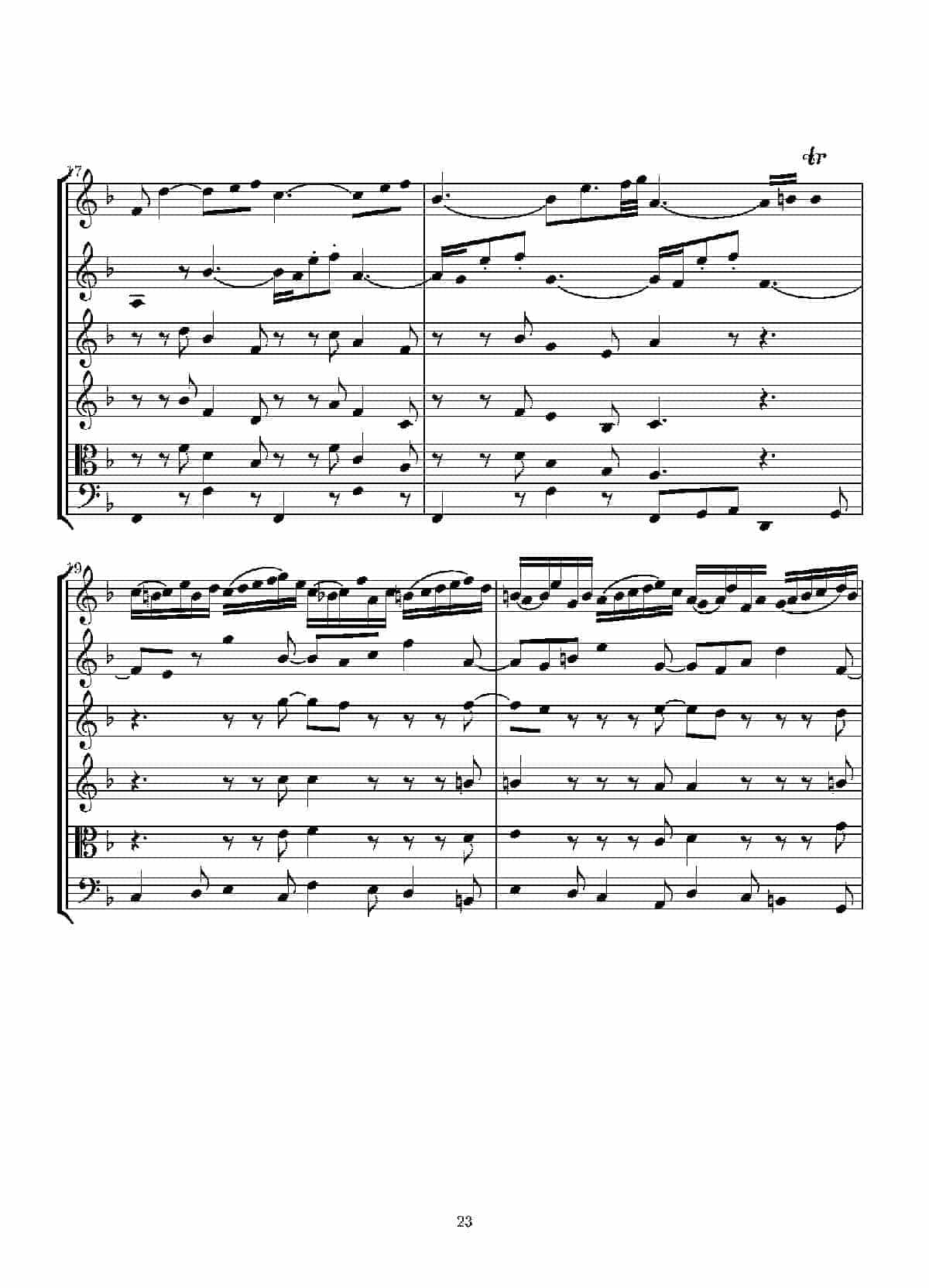 Concerto in D minor for two violins and string(Score)_第23张