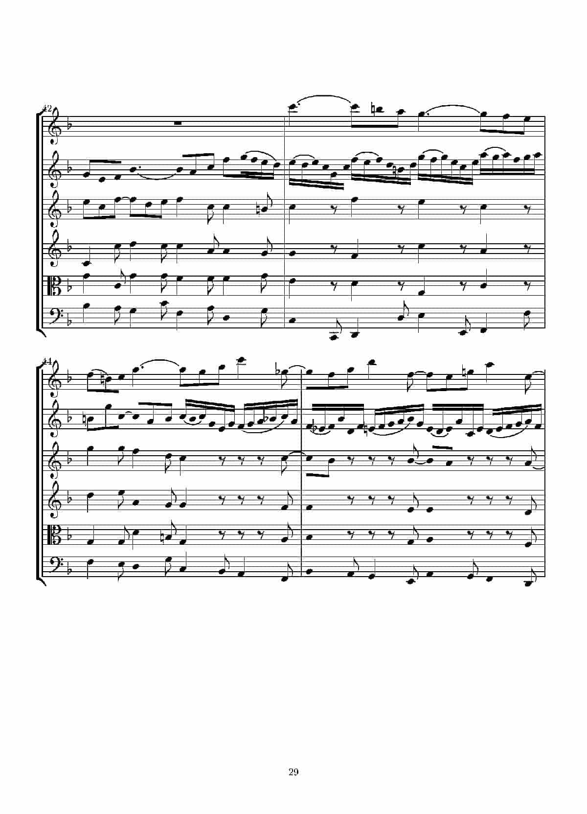 Concerto in D minor for two violins and string(Score)_第29张