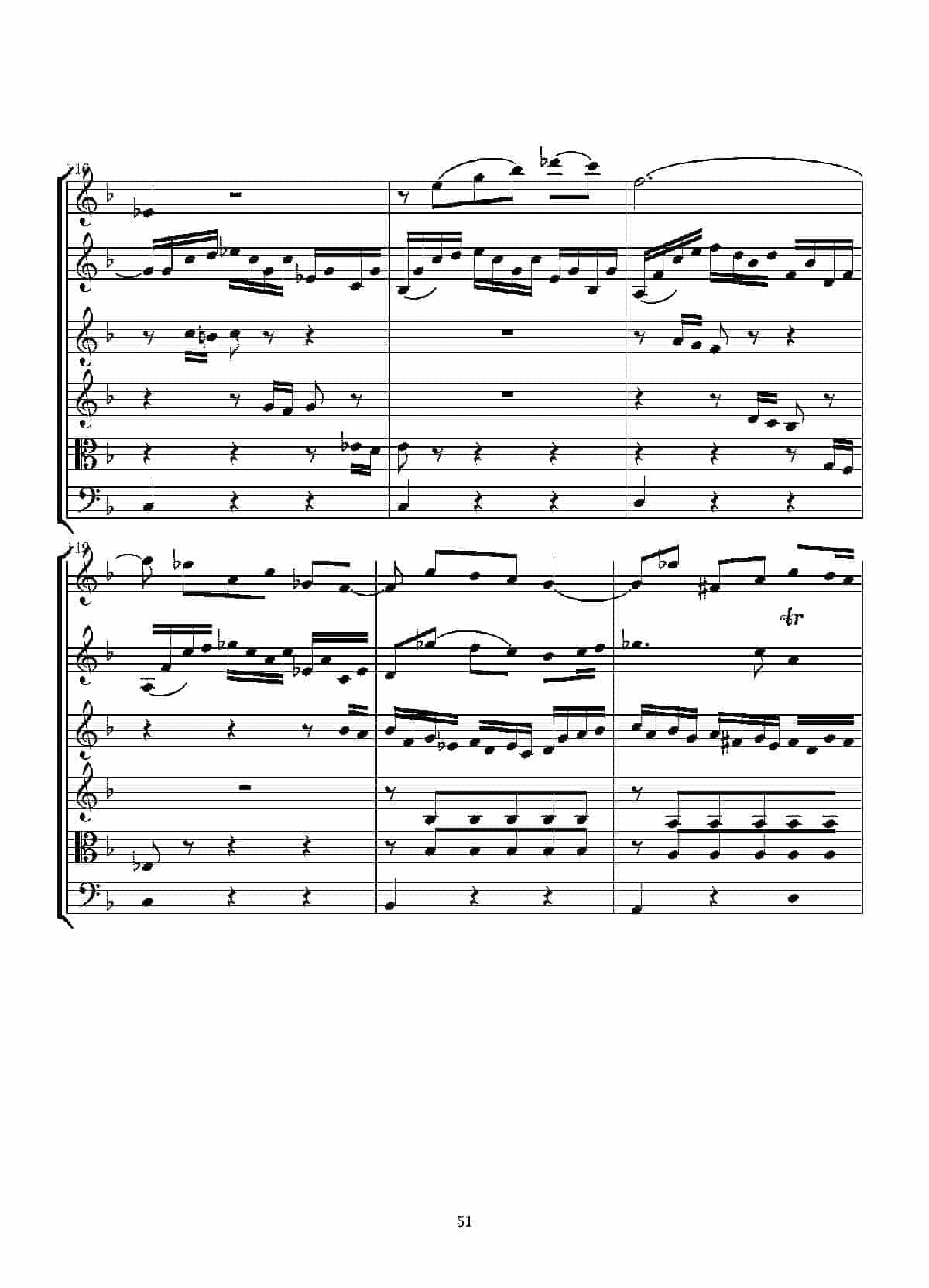 Concerto in D minor for two violins and string(Score)_第51张