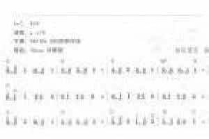 电子琴C大调a小调乐曲【念故乡】简谱带和弦