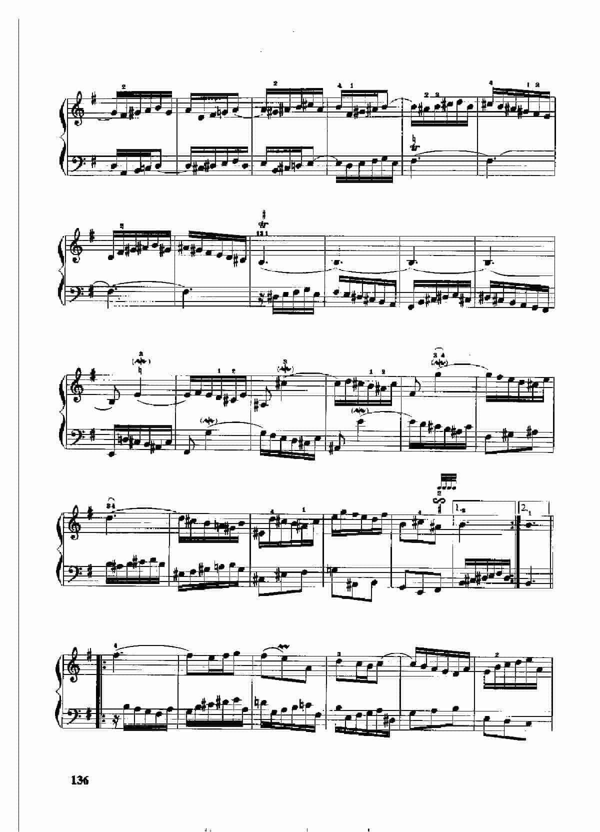 手风琴复调作品集【e小调前奏曲】J.S.巴赫_第2张