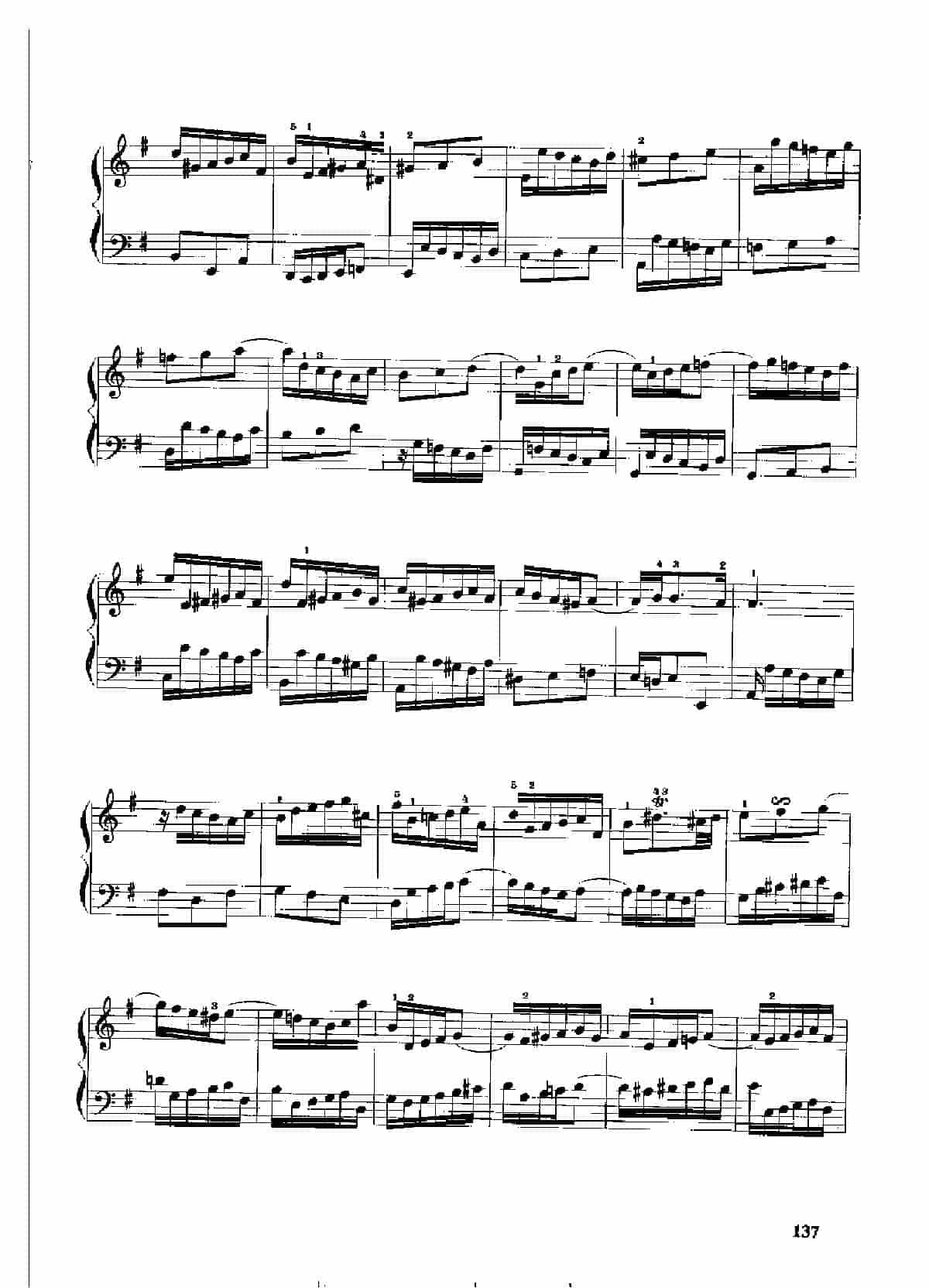 手风琴复调作品集【e小调前奏曲】J.S.巴赫_第3张