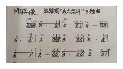 马头琴独奏曲谱《连续剧成吉思汗主题曲》_第1张