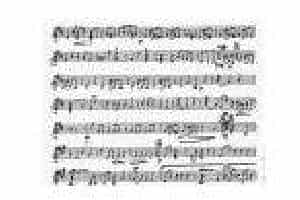 马林巴琴乐谱《拉德茨基进行曲 第一、第二声部》五线谱