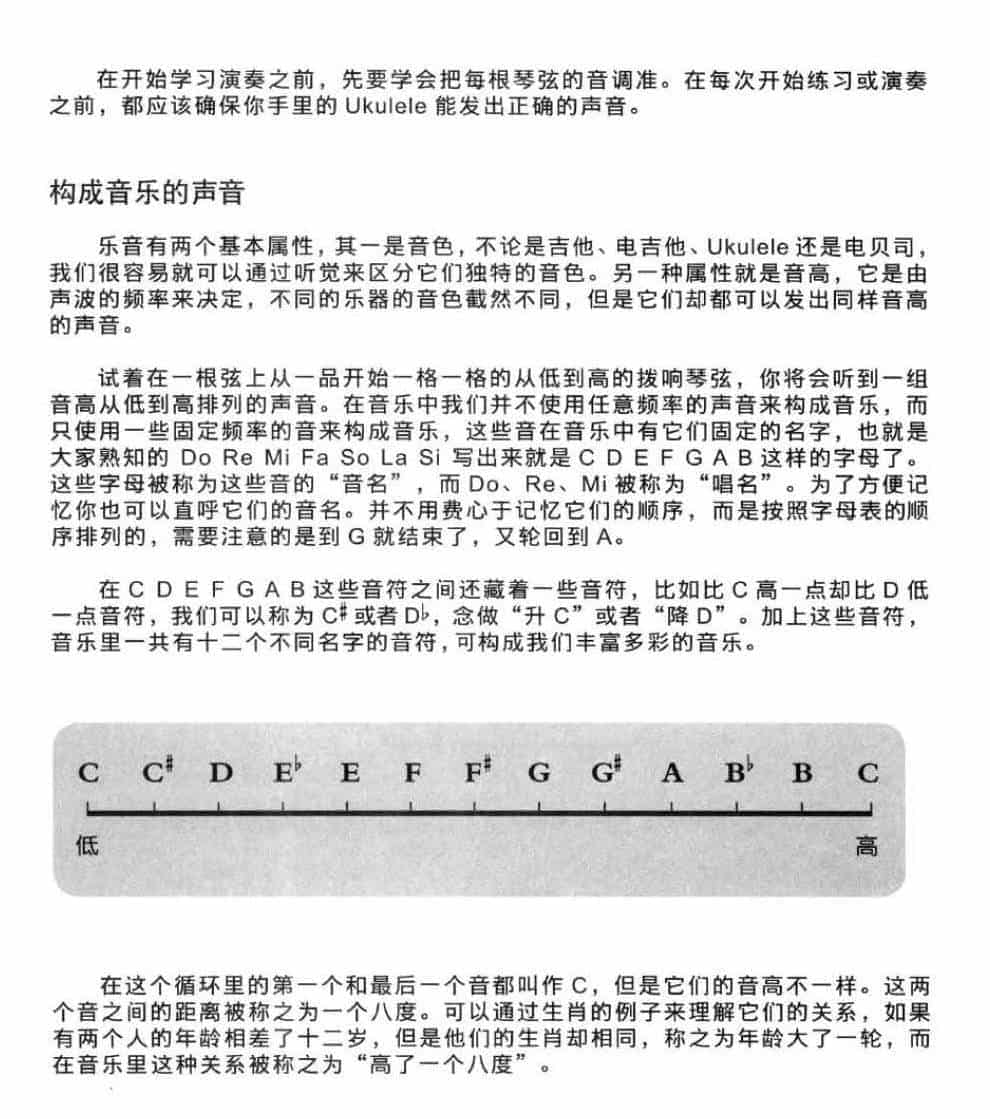 尤克里里调音方法 ukulele调音具体步骤_第1张