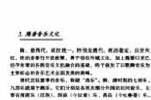 音乐的美感特征《隋唐音乐文化》