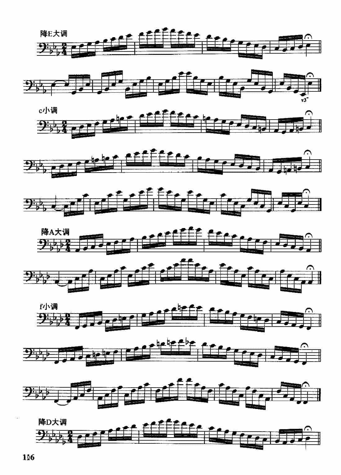 长号音阶与琶音练习曲_第2张