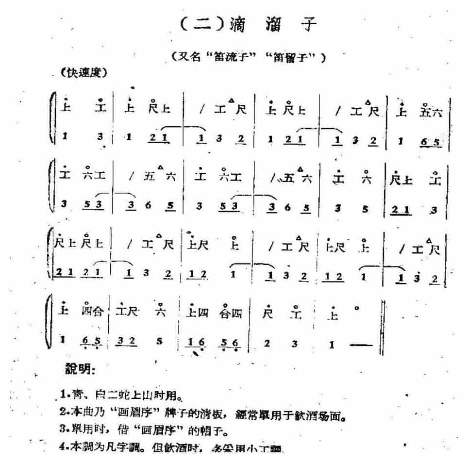 唢呐公堂类成堂曲牌《滴溜子》醉花阴一堂_第1张