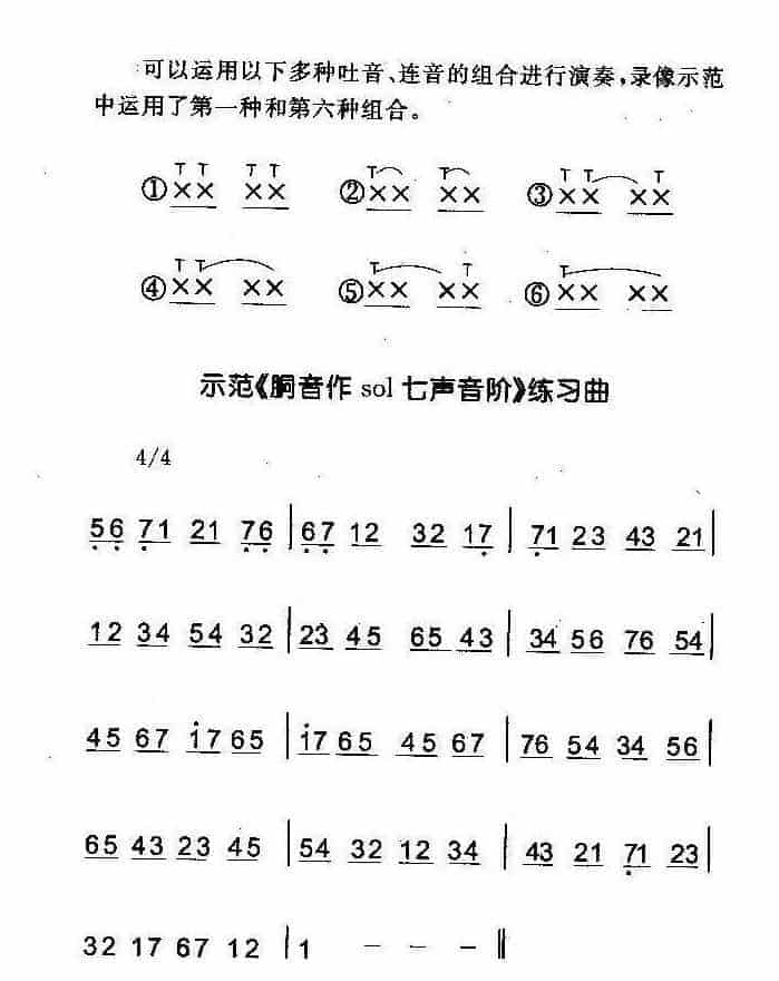 陶埙技法篇《埙音阶练习》_第3张