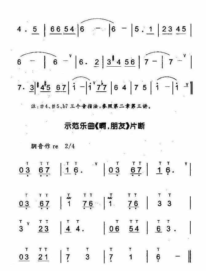 陶埙技法篇《埙音阶练习》_第6张