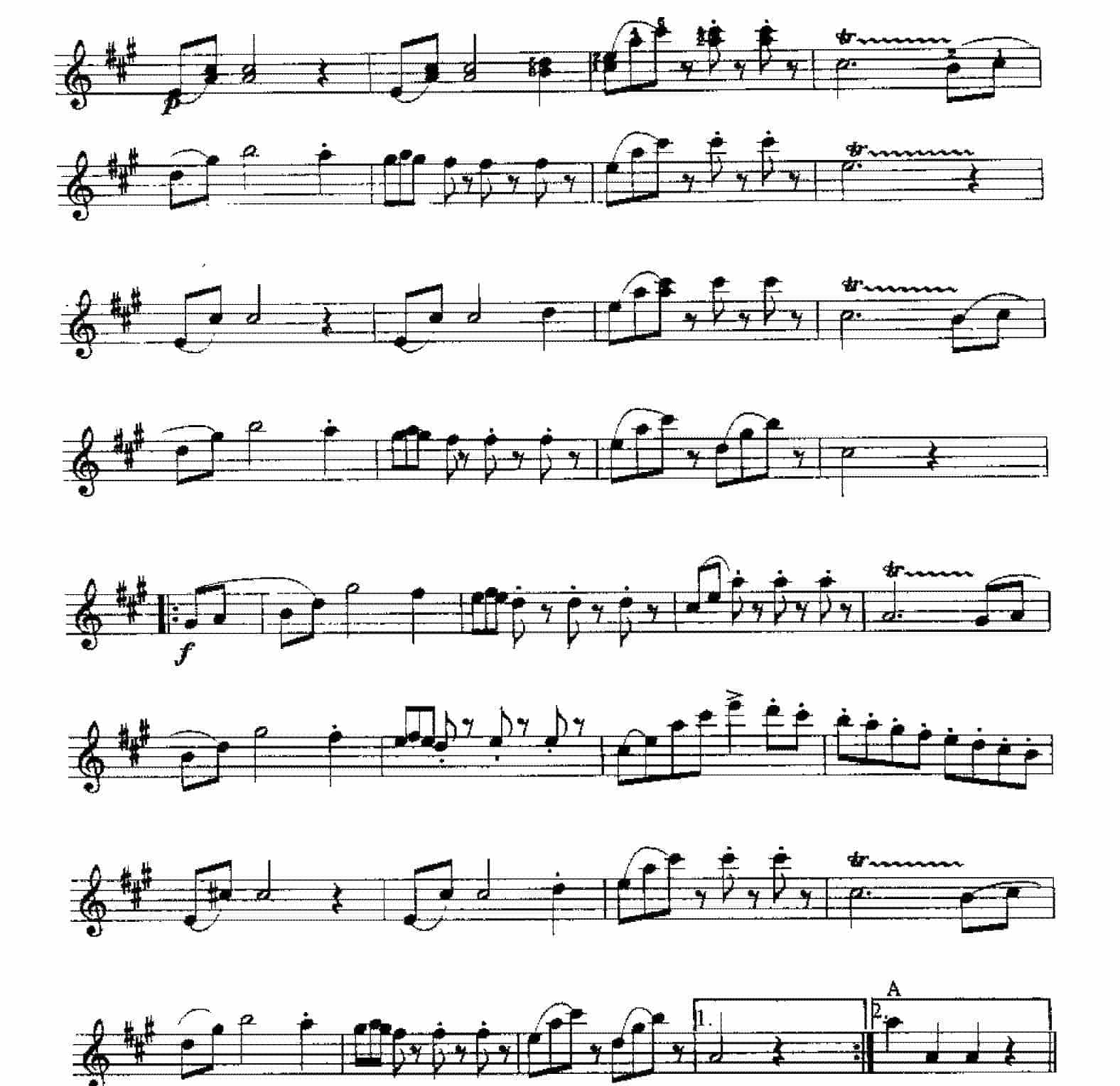 五线谱练习乐曲精选《拉德茨墓进行曲》_第3张