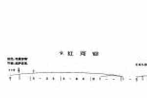 中外电子琴名曲【红河谷】简谱版