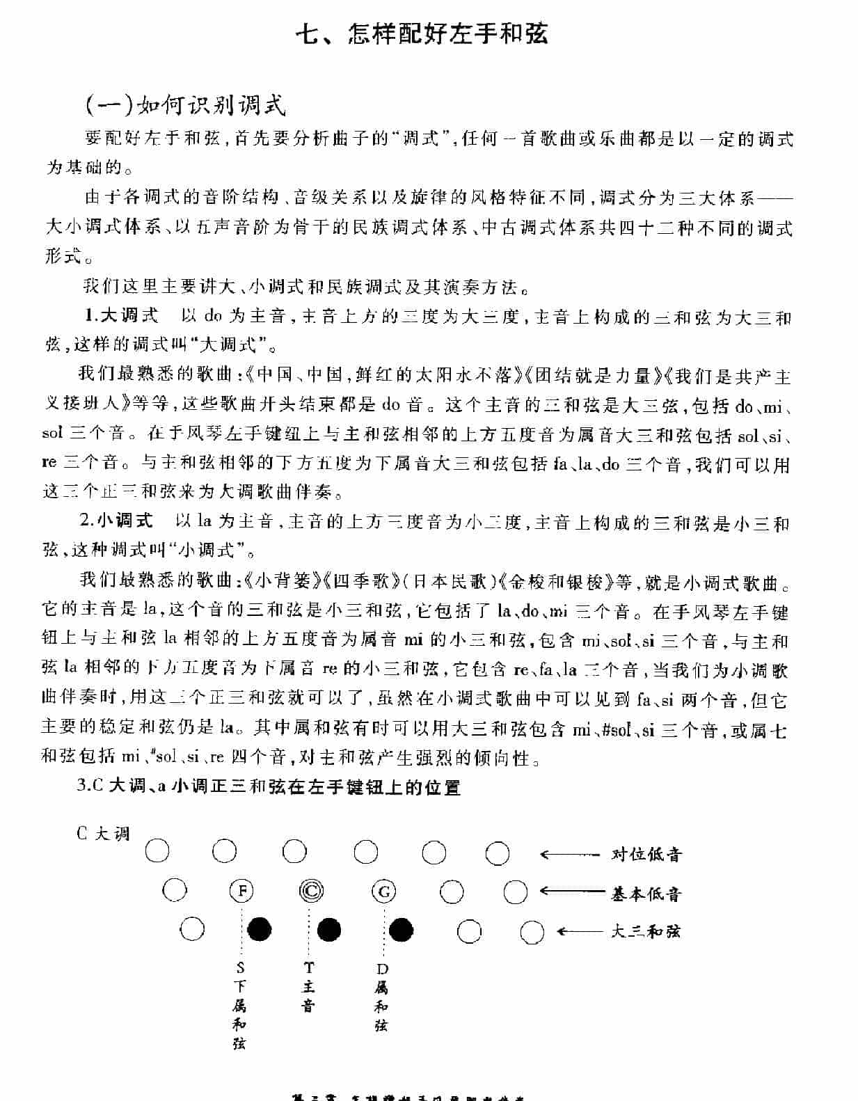 怎样弹好手风琴即兴伴奏《怎样配好手风琴左手和弦》_第1张