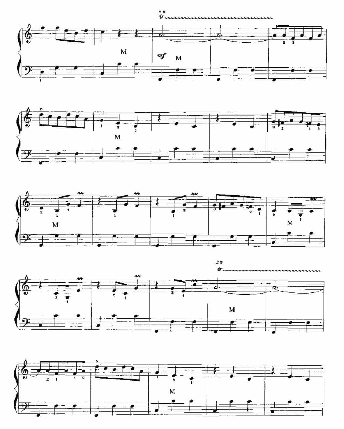 手风琴乐曲谱《杜鹃园舞曲》_第3张