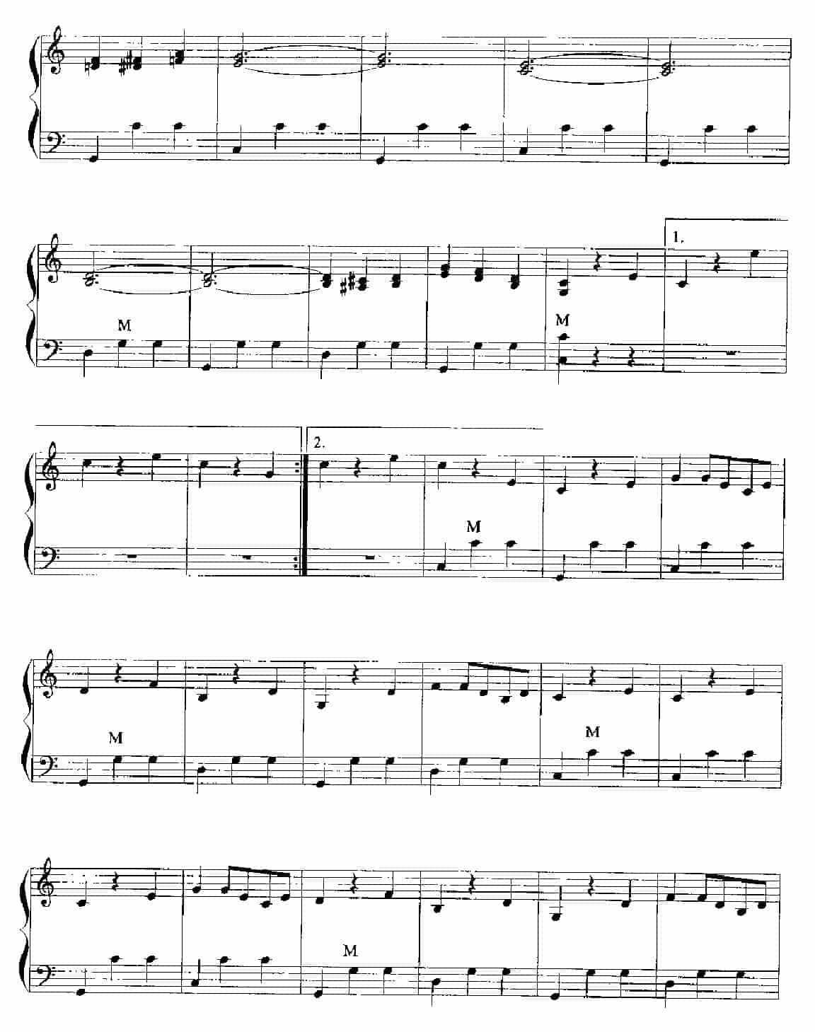 手风琴乐曲谱《杜鹃园舞曲》_第5张