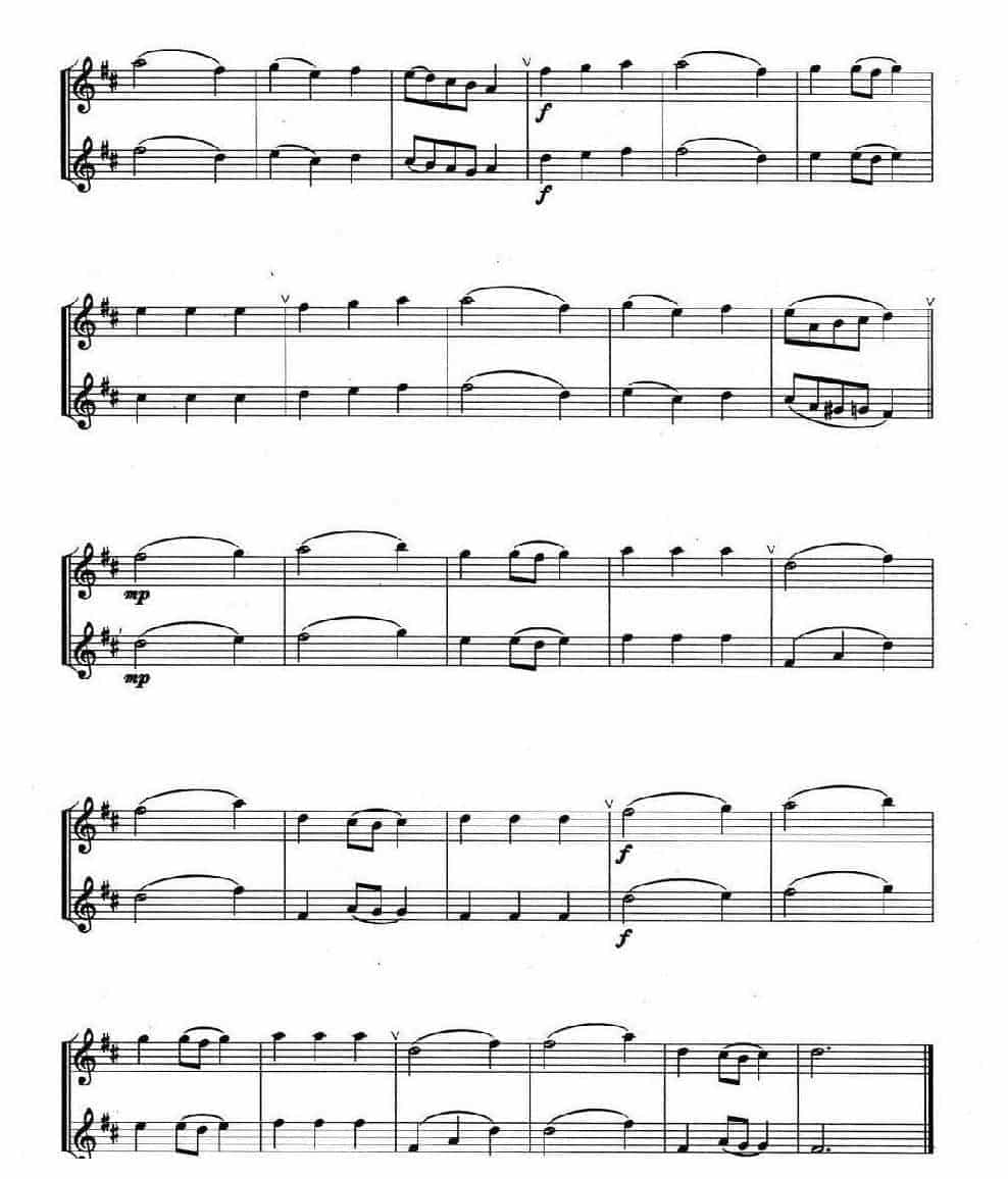 萨克斯管重奏曲《德国舞曲》_第2张