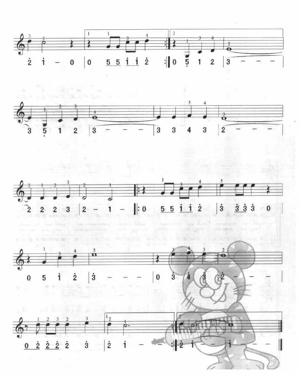 多声部口风琴乐曲【巴比伦之河】加入打击乐的练习_第3张