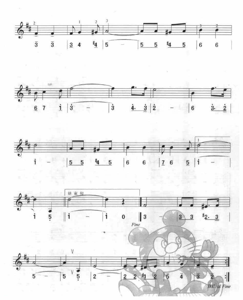 多声部口风琴乐曲【阿童木之歌】加入打击乐的练习_第2张