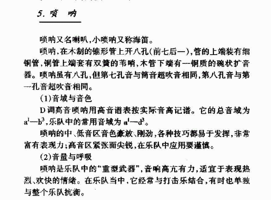 中国民族吹管乐器《唢呐》简介_第1张
