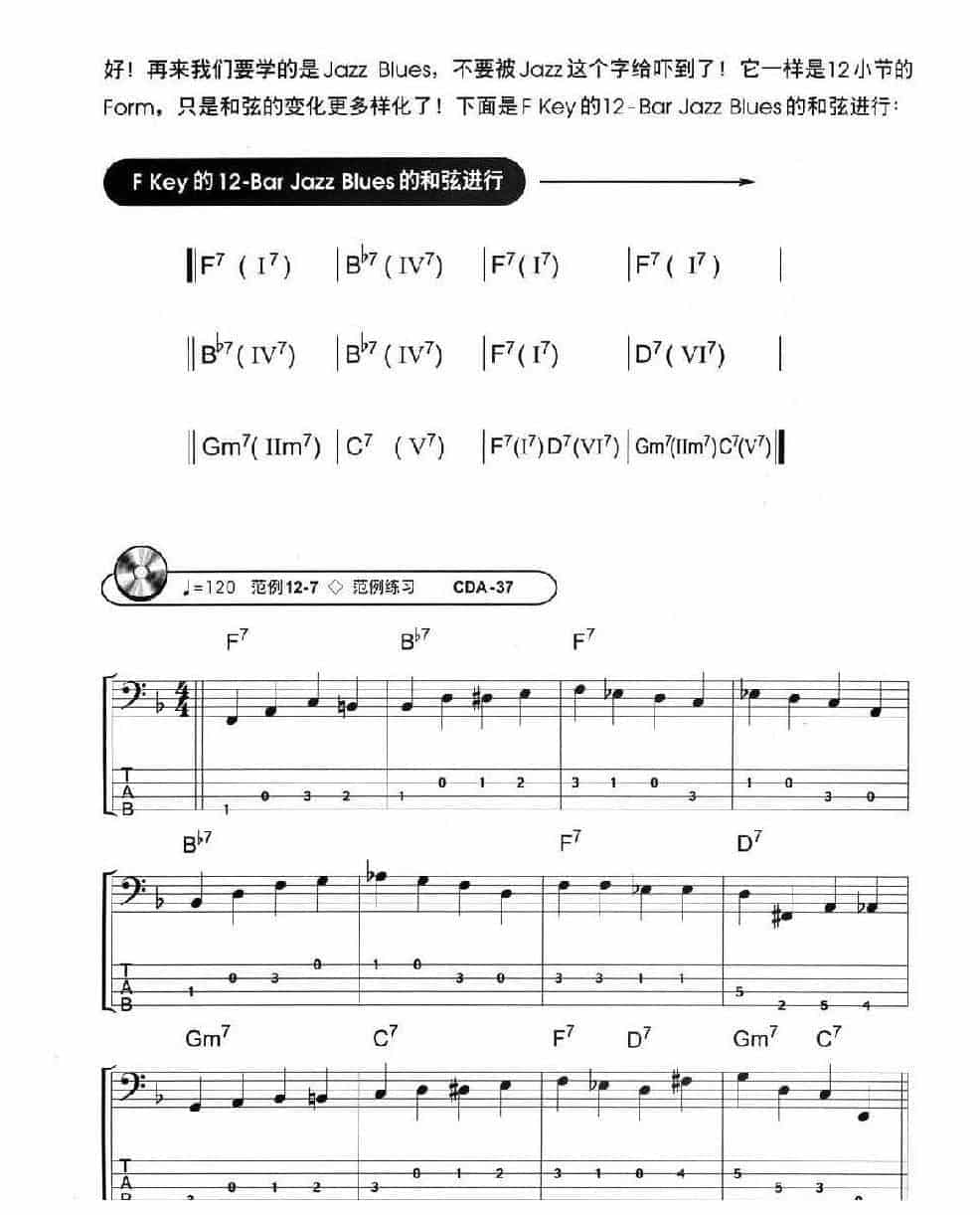 电贝司基础教程《蓝调 Blues》_第8张