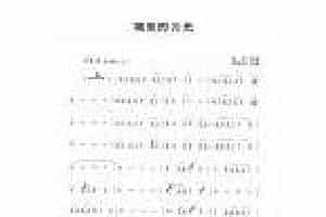 萨克斯金曲《城里的月光》高炳点 记谱