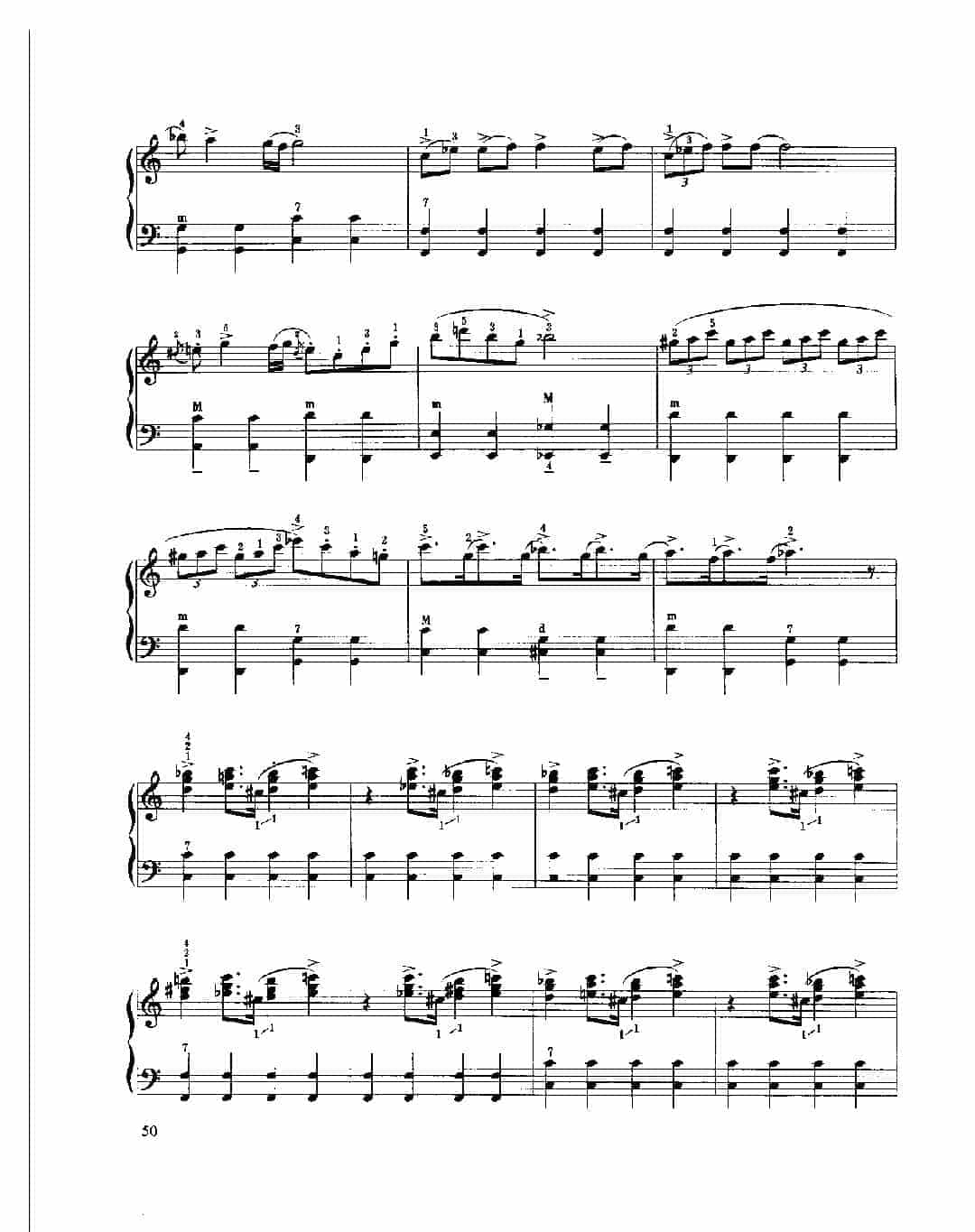 现代手风琴流行乐曲《摇摆的技巧》里翁·沙西 李莫尔格安曲_第3张