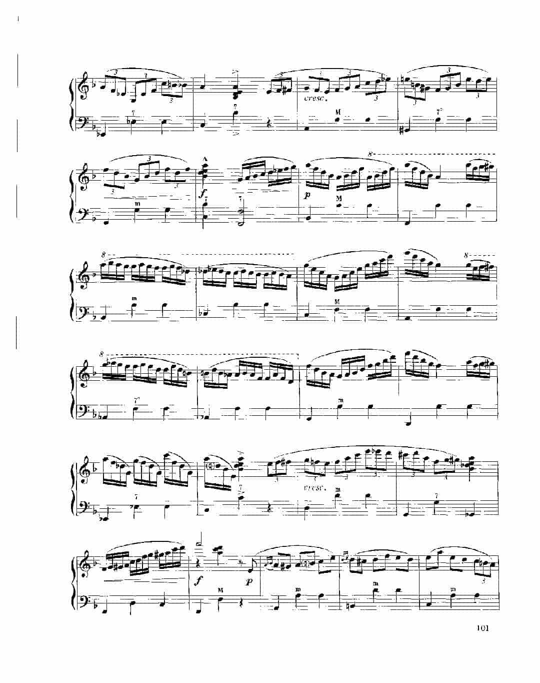 现代手风琴流行乐曲《嬉游曲》[法]A.阿斯蒂尔曲_第3张
