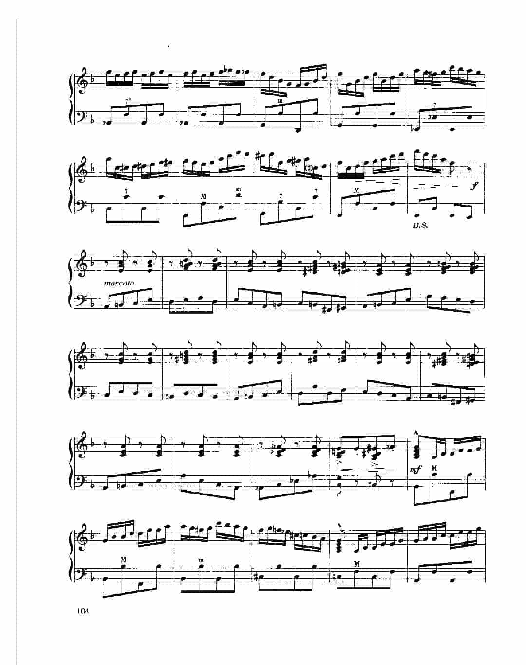 现代手风琴流行乐曲《嬉游曲》[法]A.阿斯蒂尔曲_第6张