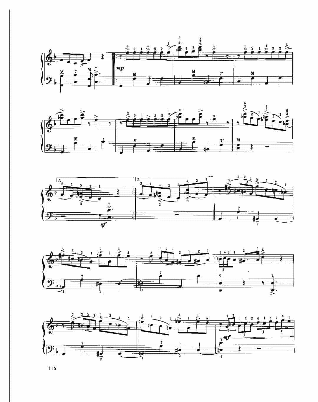 现代手风琴流行乐曲《窗口十公里（旅途的印象》[意]凡切里曲_第6张