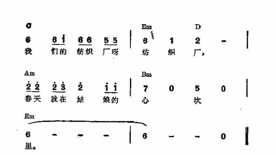吉他伴奏谱《春天在哪里》范丙士 词/谷建芬 曲_第3张