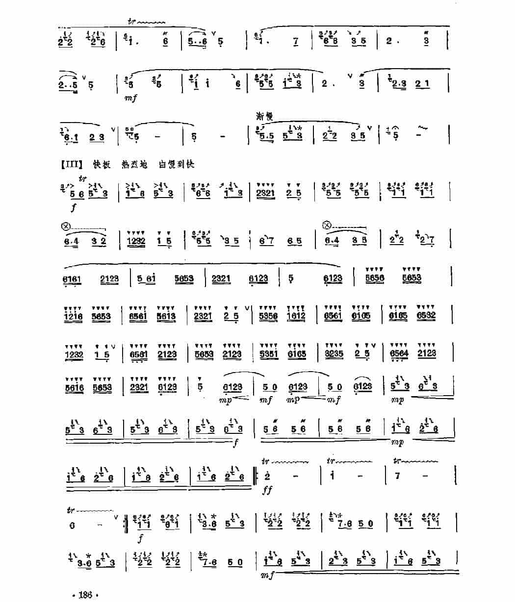 笛子独奏曲《欢乐的农家》曲祥、任宝禛/曲_第3张
