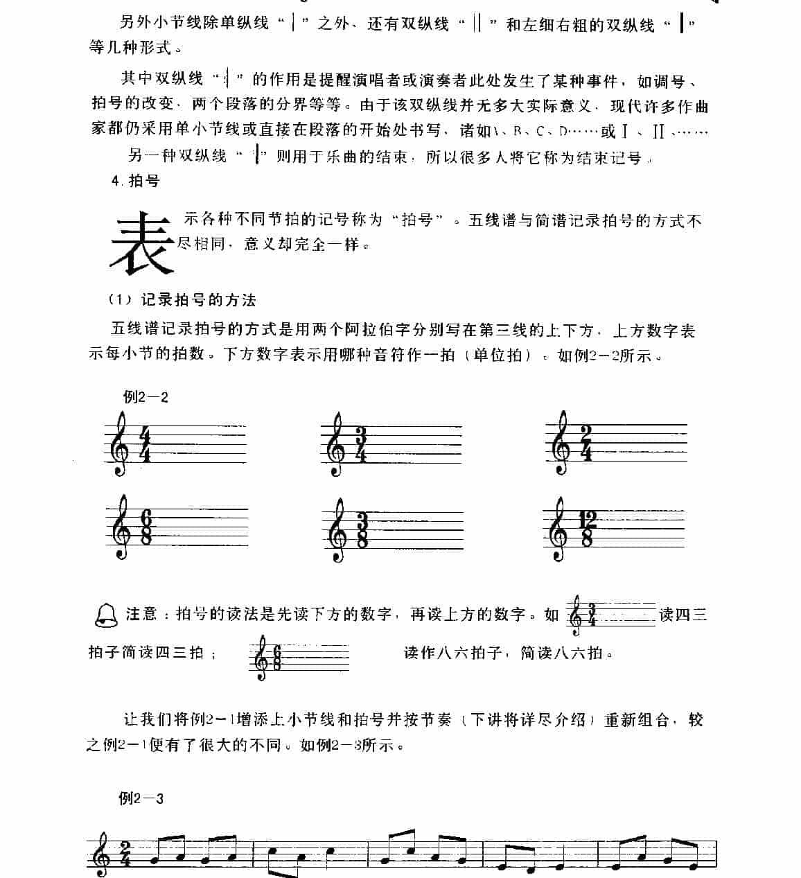 五线谱节拍与拍号教程《基本概念》_第2张
