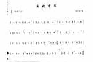 洞箫初级演奏乐曲《爱我中华》徐沛东 曲