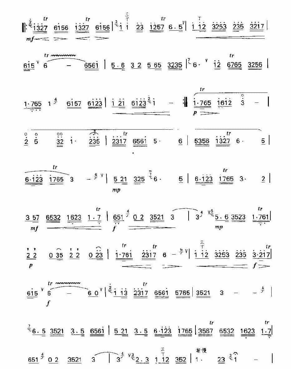 笛子独奏乐曲《欢乐歌》江南丝竹_第2张