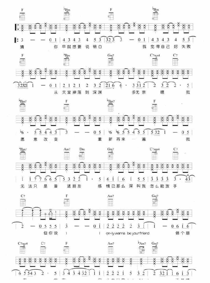 尤克里里练习乐曲《普通朋友》Blues蓝调音乐形态_第2张