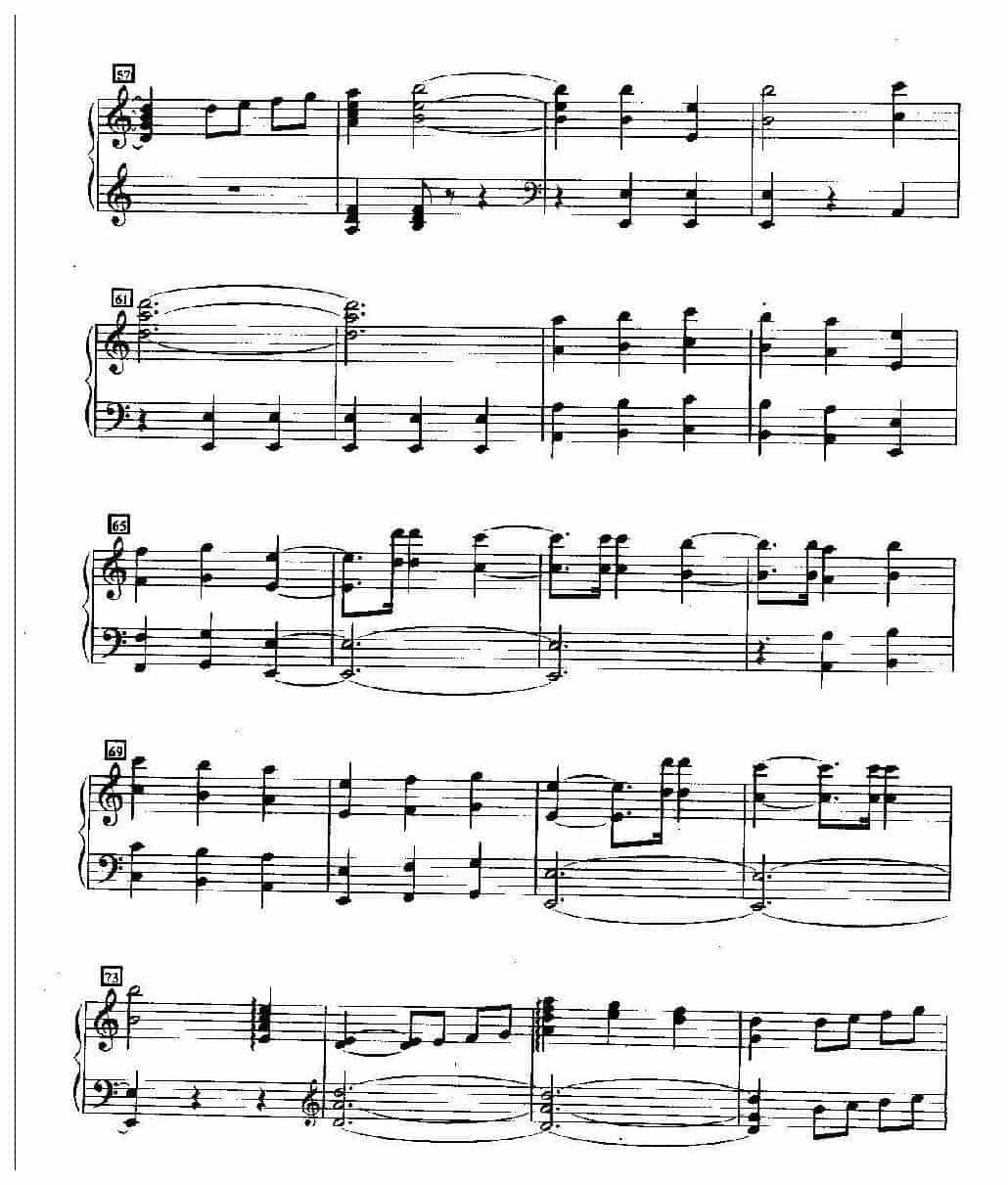 王菲经典歌曲钢琴曲《流浪的红舞鞋》作词／王海涛 作曲／金武嶙_第4张