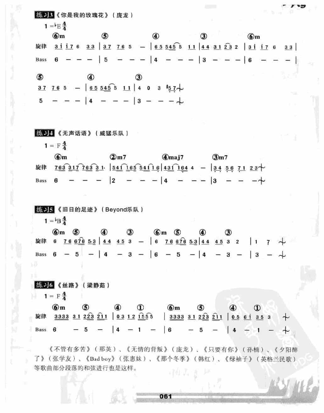 电贝司和弦进行详解与练习方法_第15张