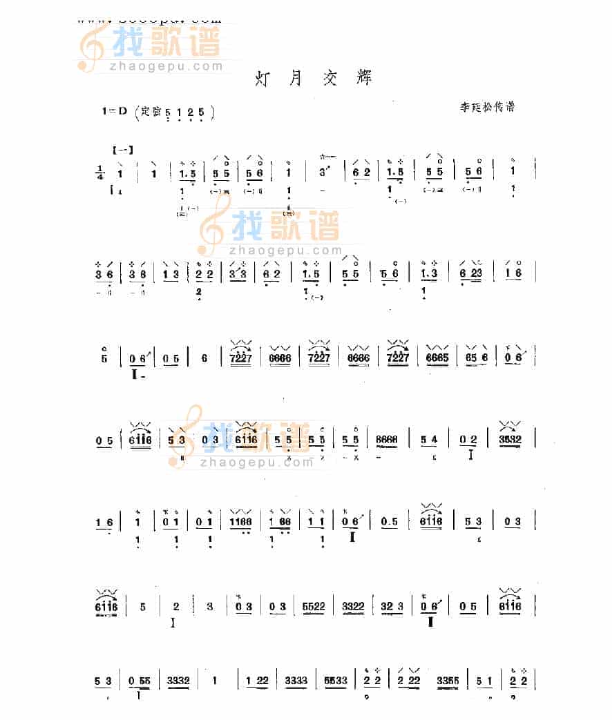 灯月交辉 民乐类 琵琶_第1张