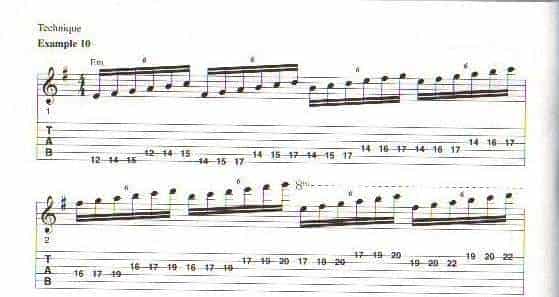 [推荐]JOHN PETRUCCI的部分教学练习曲谱！_第13张