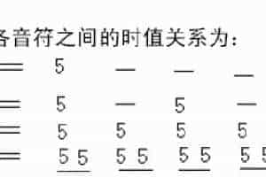 音理知识基础：简谱知识