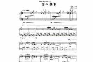 琵琶曲谱：盲人摸象